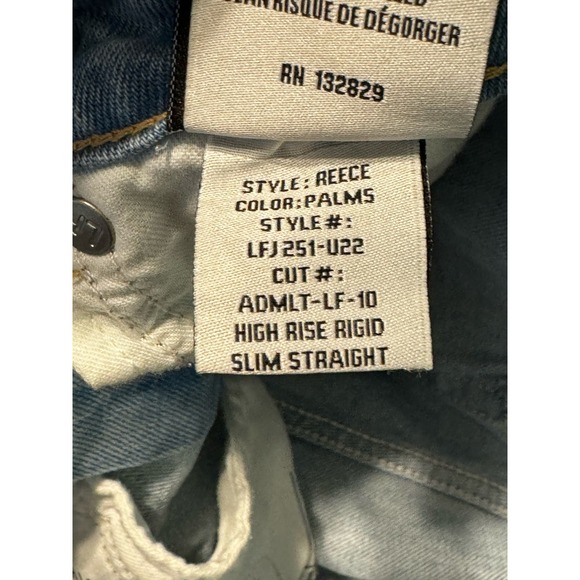 Citizens of Humanity High Rise Straight Leg Jeans Distressed Size 26 - Picture 9 of 11